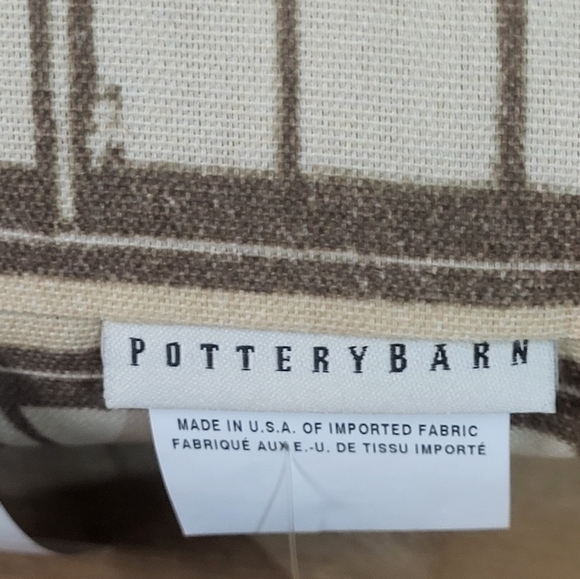 Pottery Barn Accents Outdoor Pillow Coney Island Beach & Board Walk NOS - Picture 7 of 12